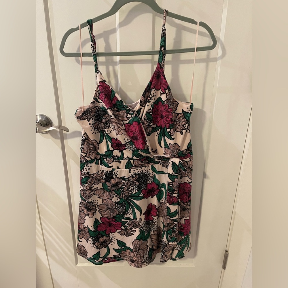 Floral Wrap Romper
